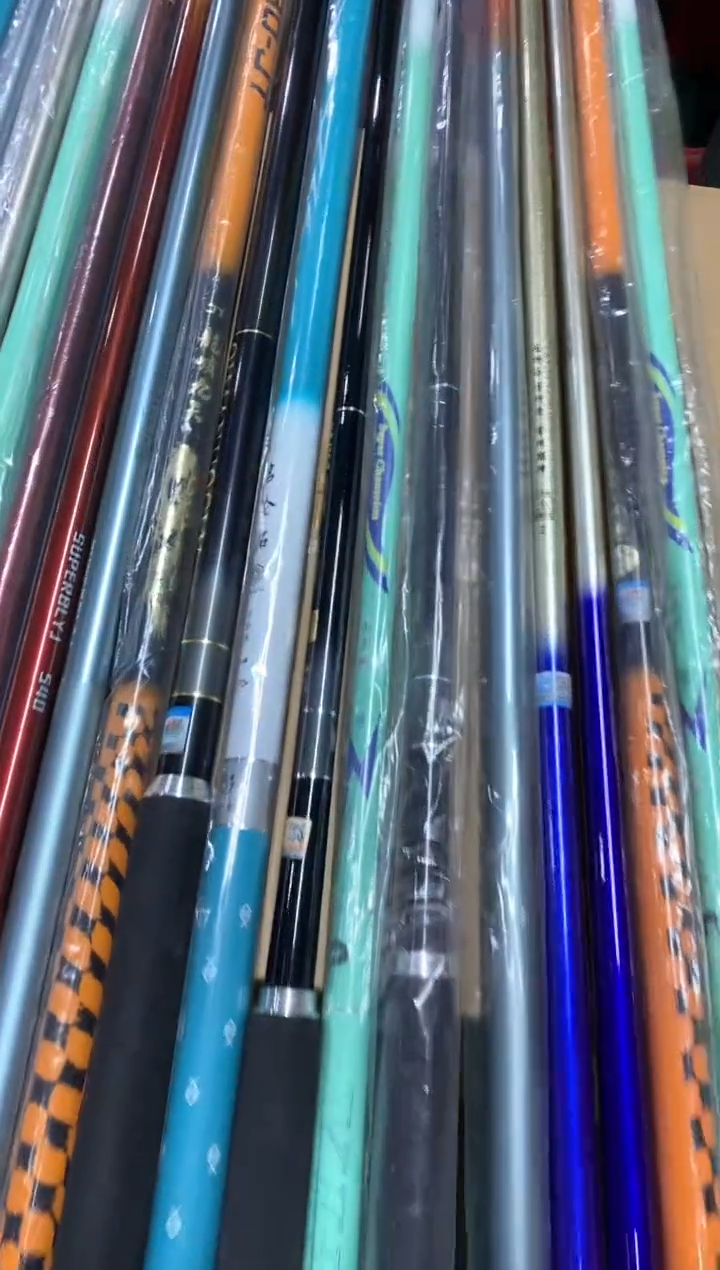 3.9米长节样品鱼竿颜色随机发介意勿拍