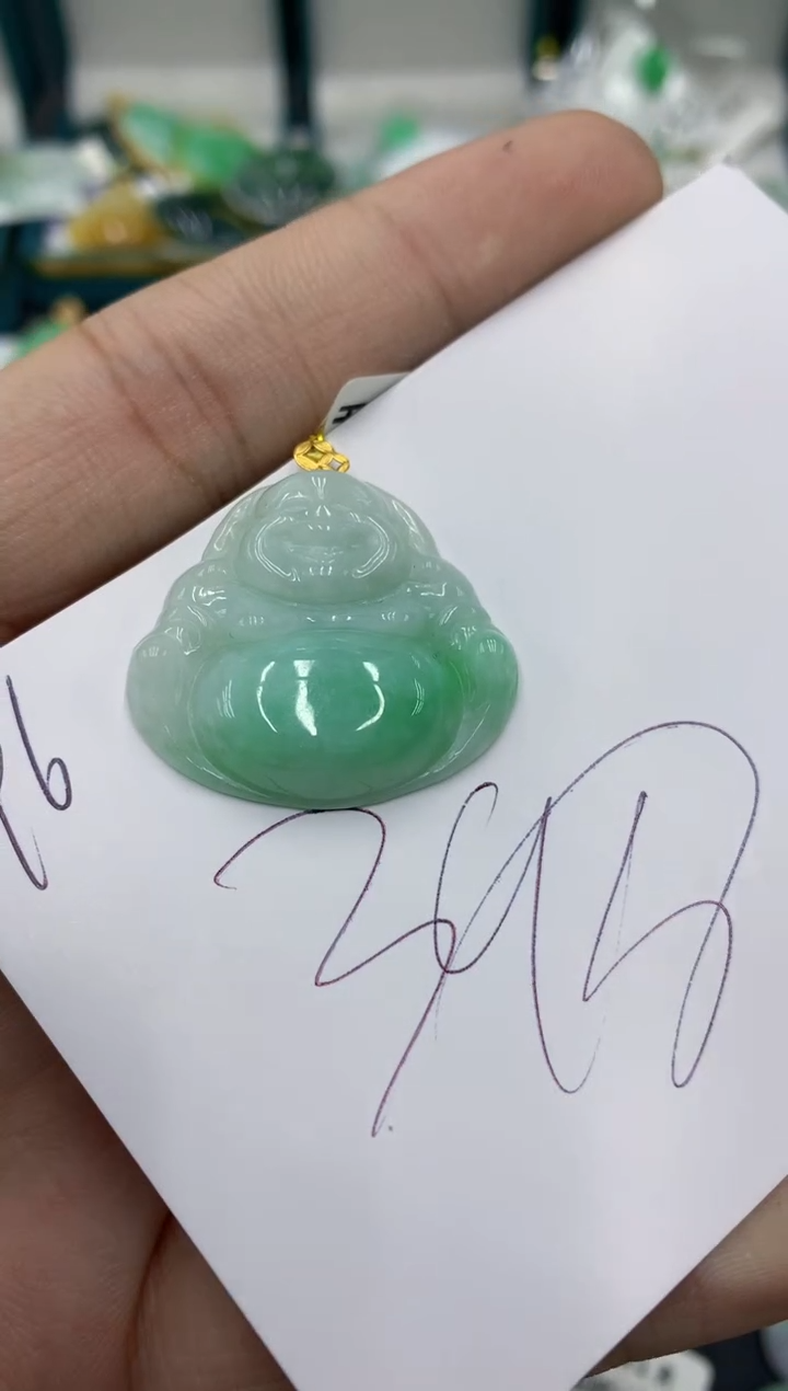 【闪购商品】翡翠颈饰18K金镶嵌号链接1111111