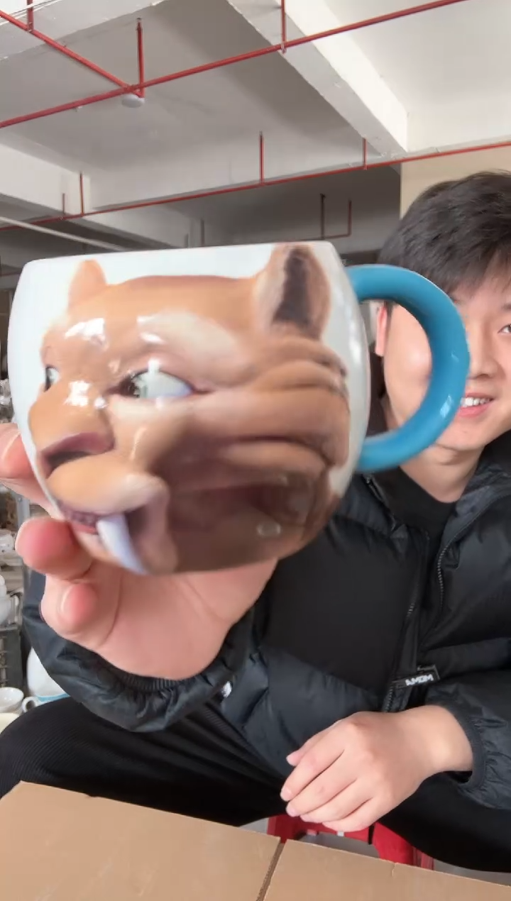 【闪购商品】杯外贸回流精品陶瓷清仓-大容量