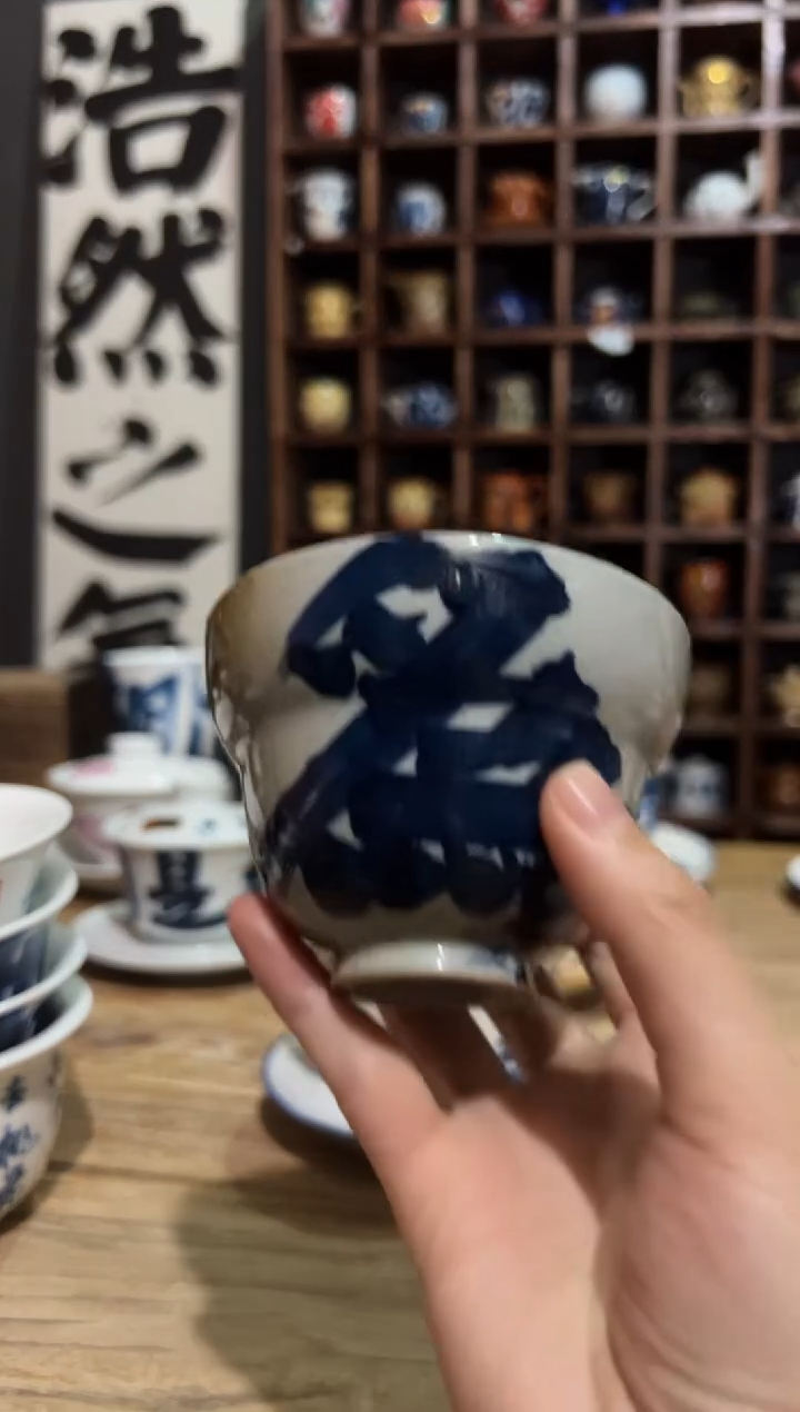 【闪购商品】观云听雨原创手绘茶具