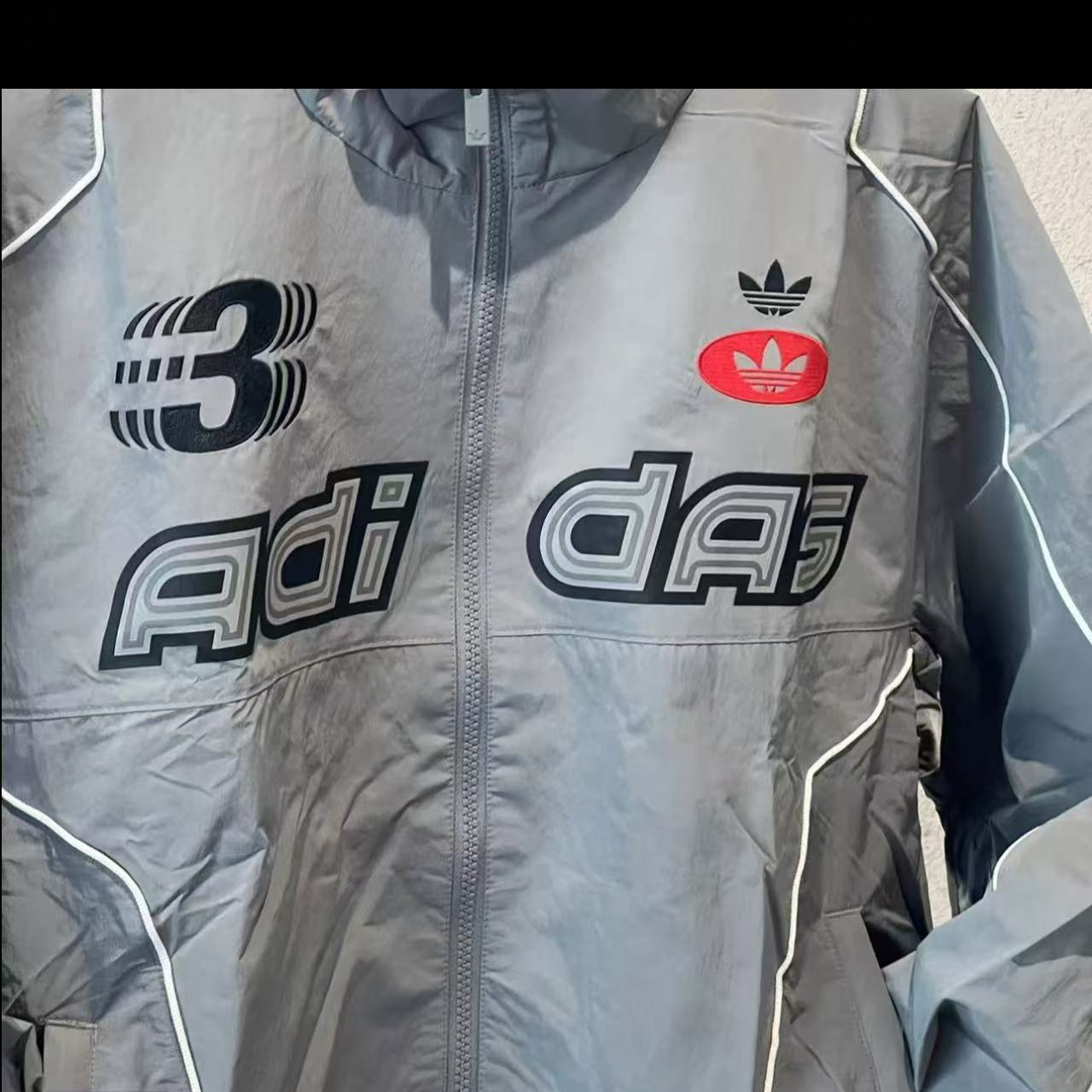 【万象城AD SWC】阿迪达斯三叶草男子运动休闲夹克外套JM8034