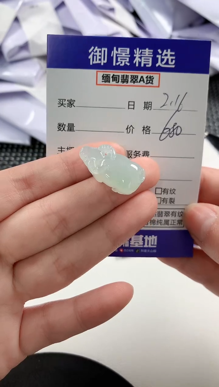 【闪购商品】翡翠颈饰未镶嵌14         