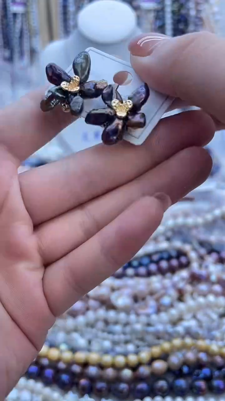 【闪购商品】淡水珍珠耳饰未镶嵌645