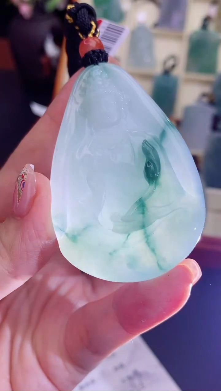 颈饰未镶嵌翡翠缅甸天然翡翠