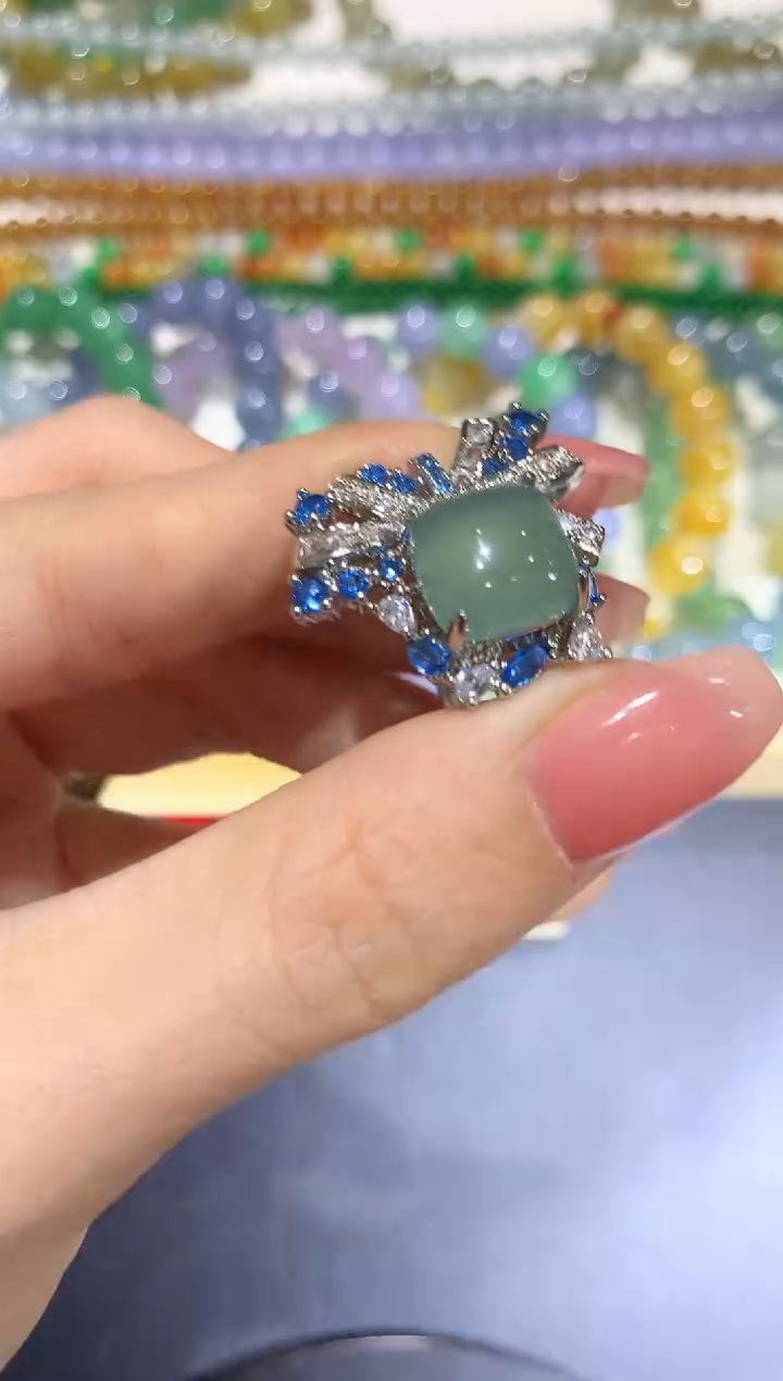 【闪购商品】翡翠戒指未镶嵌1多人多样性随机发货1件