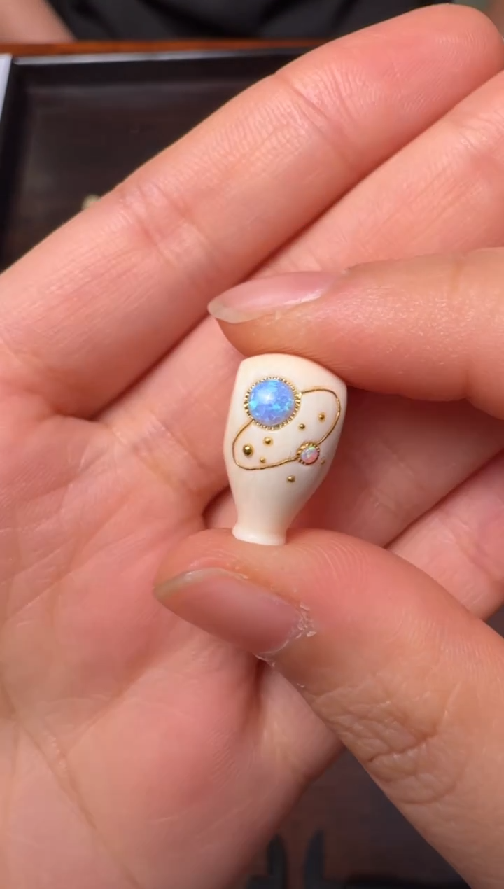 把件猛犸象牙星辰三通