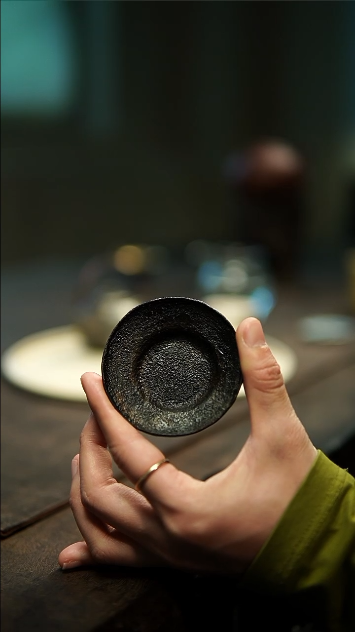 【闪购商品】林涧脱胎大漆圆杯托