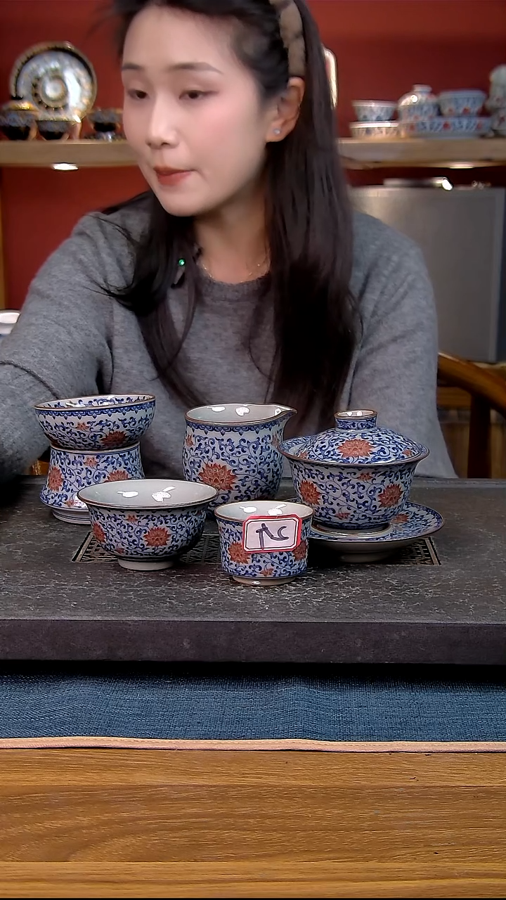 简装家用款6件套 老陶泥开片纹陶瓷茶具