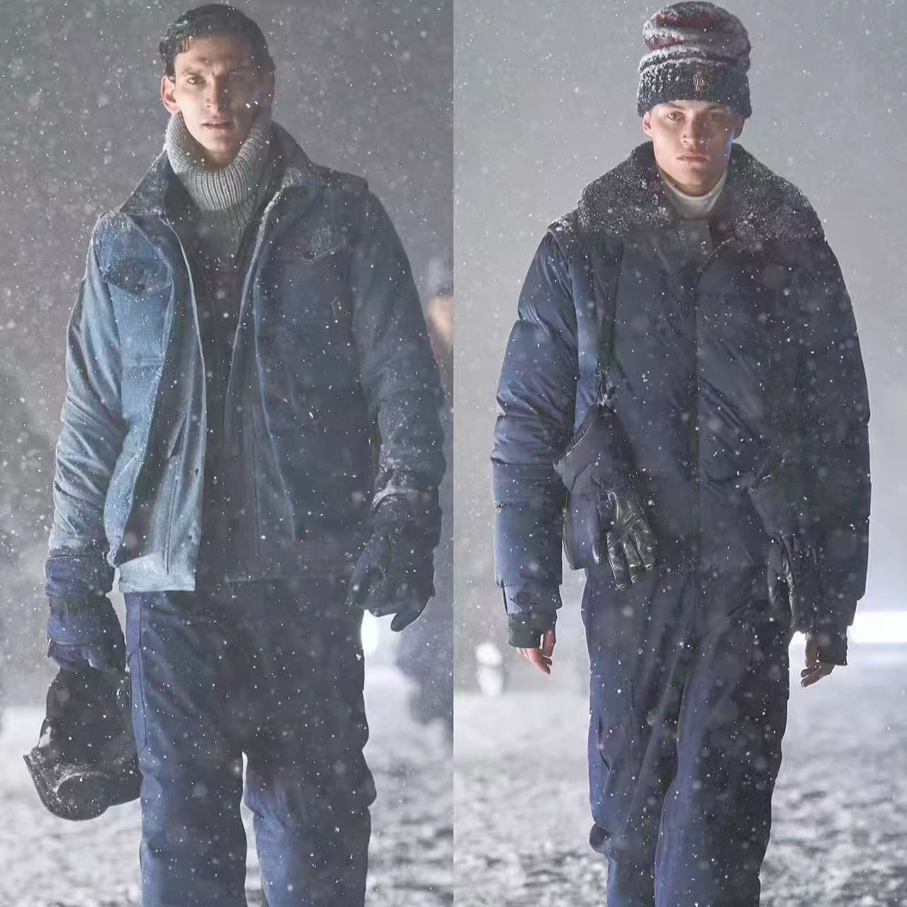 琦-TD.【高级黑】2025新品冬季重工刺绣男装白鸭绒羽绒服25950