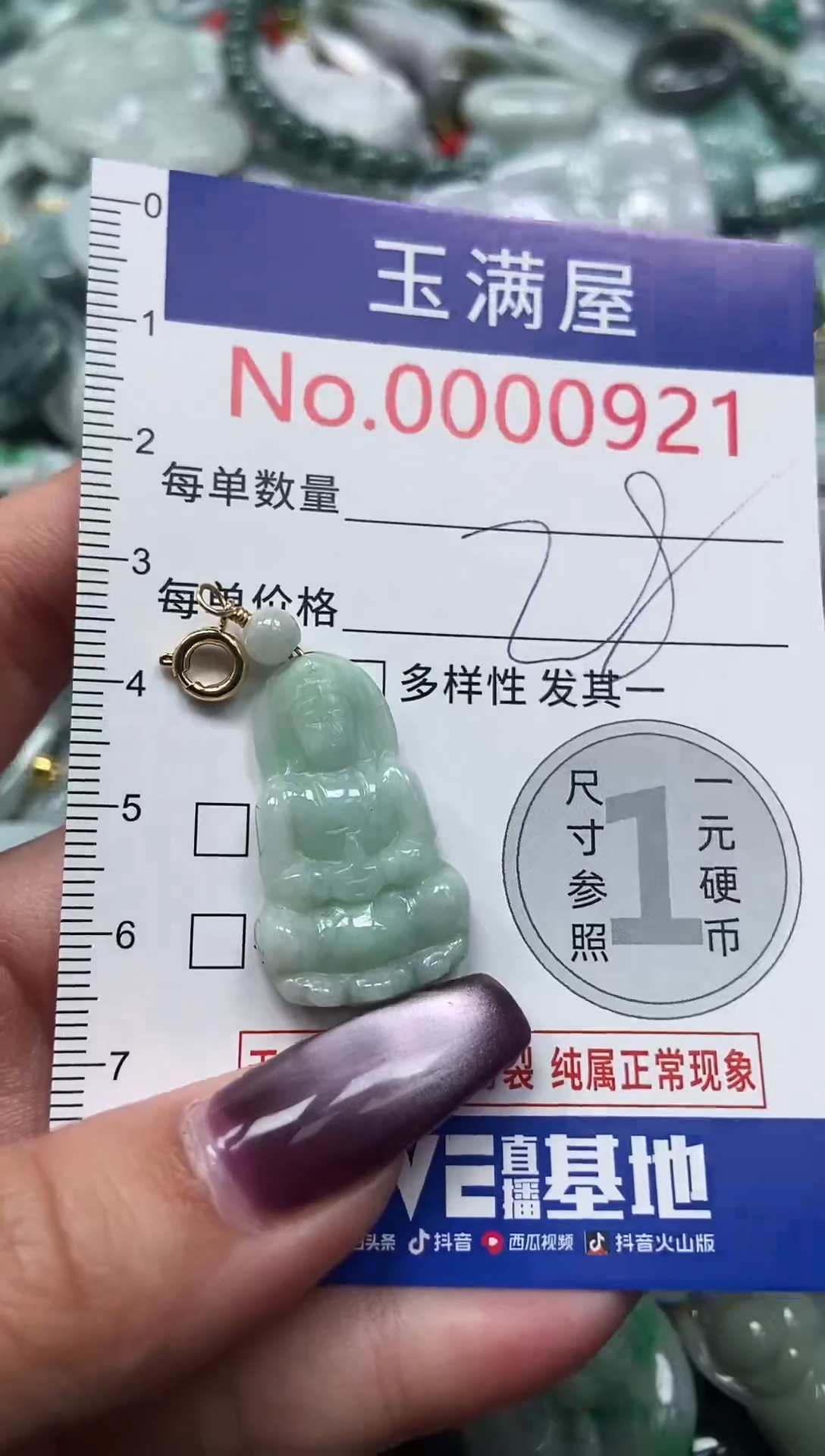 颈饰未镶嵌翡翠921