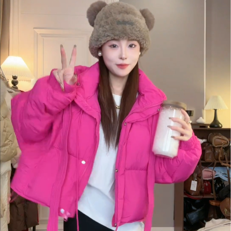 2025款白鸭绒羽绒服短款时尚显瘦百搭韩版ins冬季宽松（新做新货）3