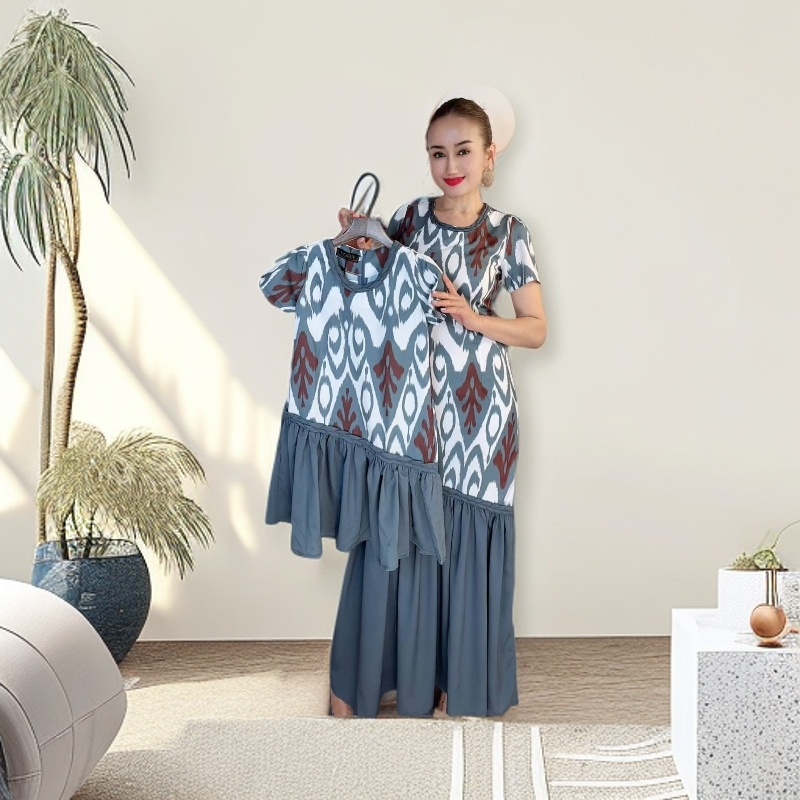 2025最新款atlas 时尚亲子装夏季妈妈款＋孩子款母女装 