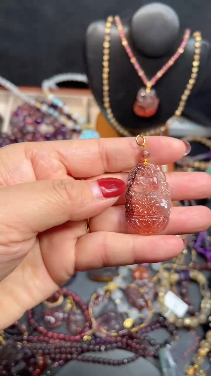 【闪购商品】水晶颈饰未镶嵌【百晶灵儿】天然定制款