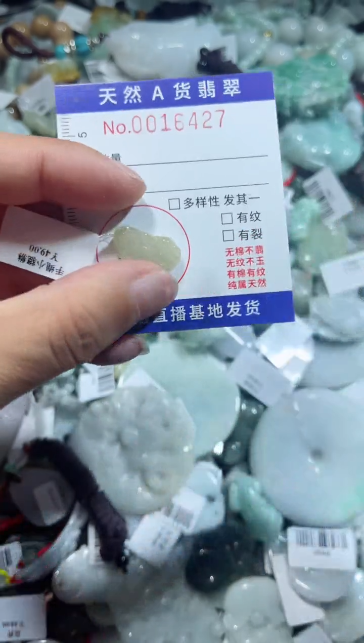 【闪购商品】翡翠颈饰未镶嵌00016427