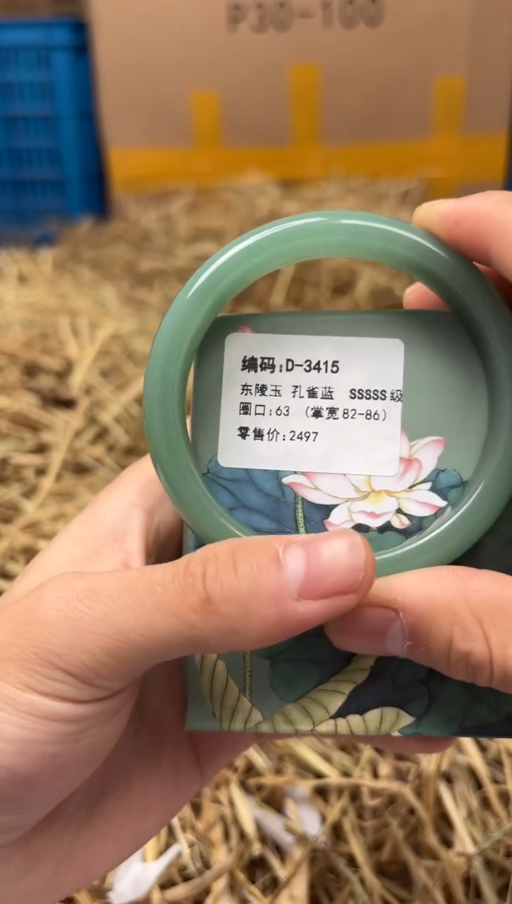 未镶嵌手镯石英质玉D-3415