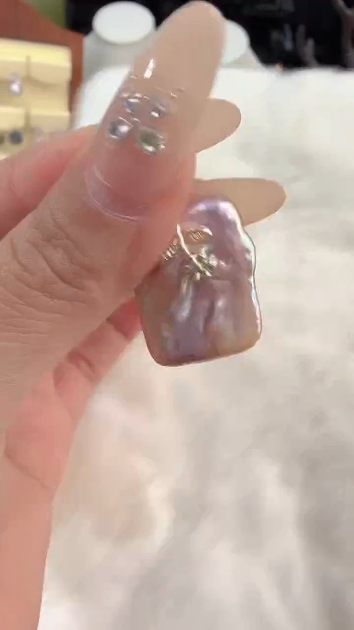 未镶嵌吊坠【不含链】淡水珍珠50