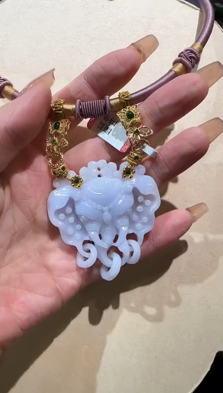 【闪购商品】翡翠颈饰未镶嵌国风