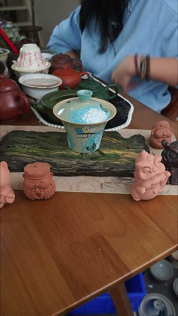 【茶瓷物语】马蹄盖碗