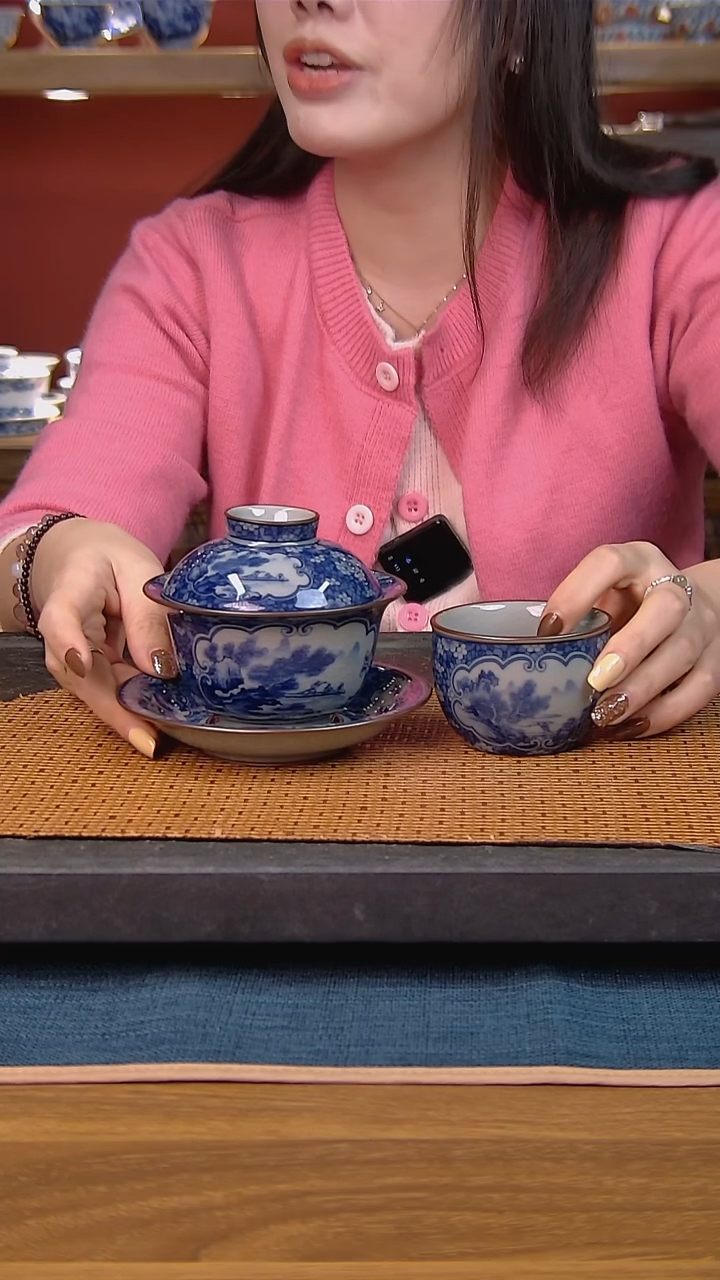 简装家用款2件套 老陶泥开片纹陶瓷茶具