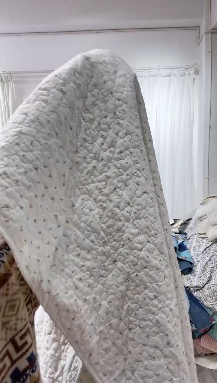 棉140*200纯棉床盖133号微瑕