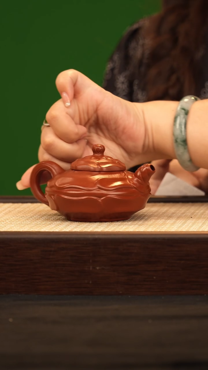 茶壶紫砂YF小风卷葵