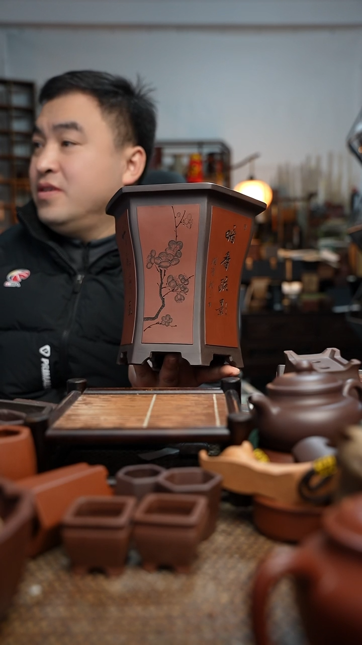 紫砂花盆鑫*長木軒精品紫砂