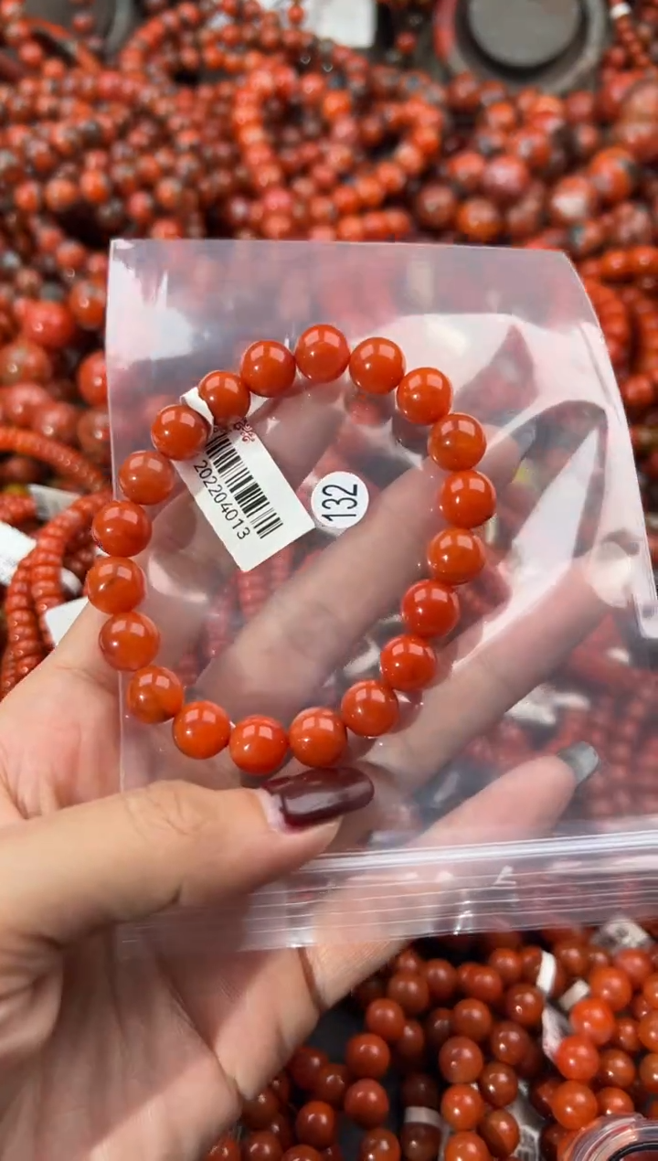 未镶嵌手串南红玛瑙8+