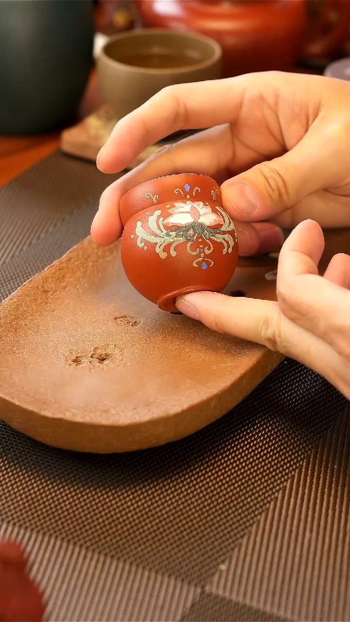 【闪购商品】紫砂茶壶念一茶器莲花杯