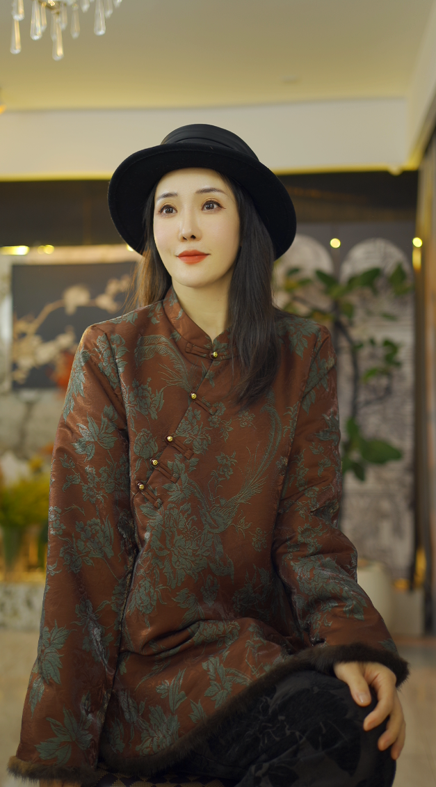 （芸烟）新中式秋冬款国风立领上衣