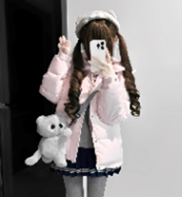 三号链接专柜高定网红棉服(孤品扣号专用链接，无售后介意勿拍)