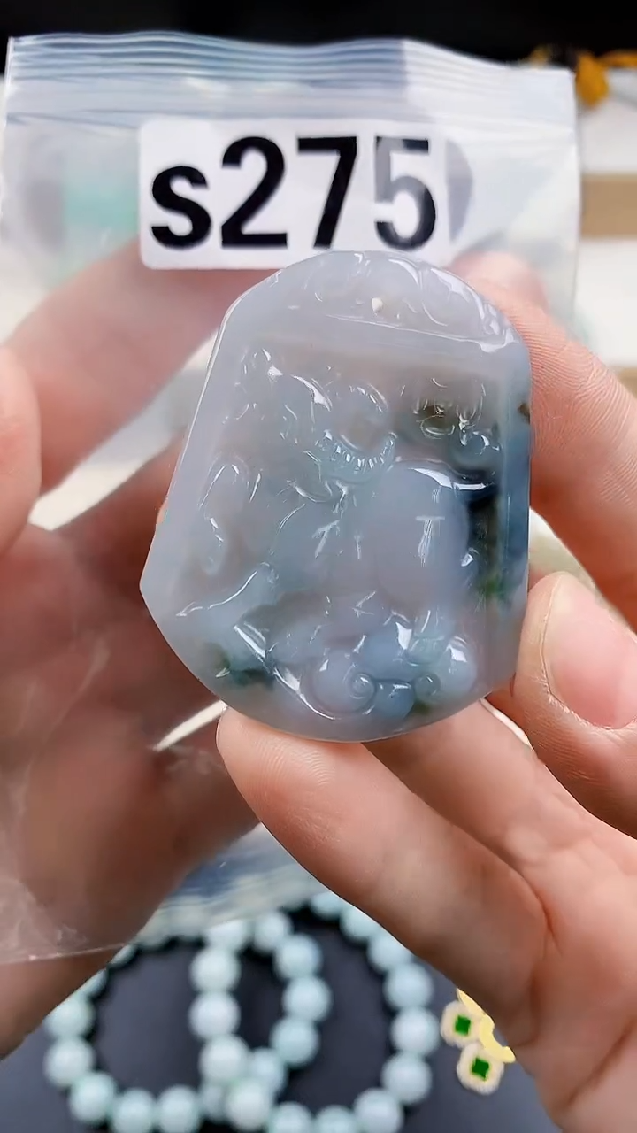 颈饰未镶嵌翡翠天然翡翠吊坠挂件