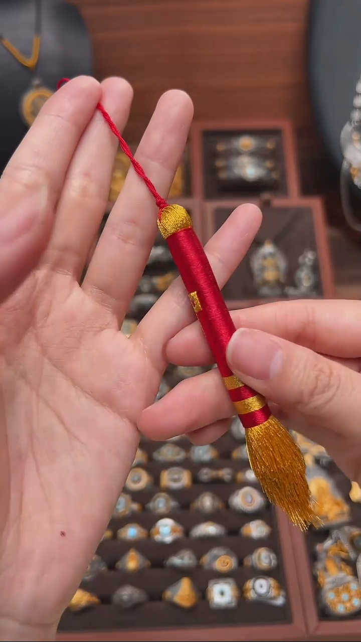 藏式文昌笔钥匙扣