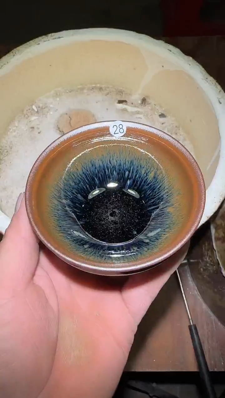 茶盏印春堂柴烧建盏
