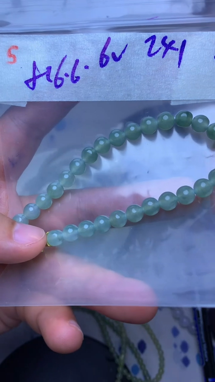 未镶嵌珠串定制翡翠天然缅甸翡翠 