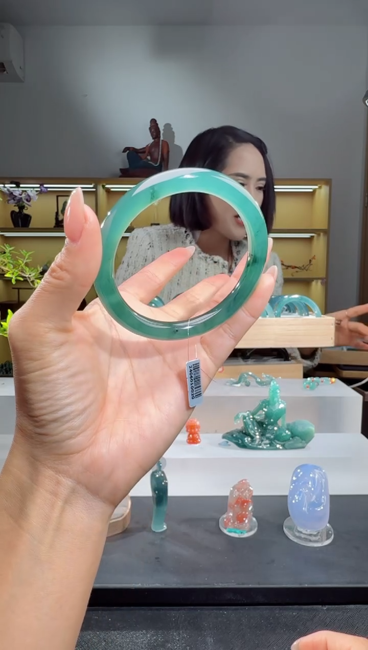 未镶嵌手镯翡翠58+圈
