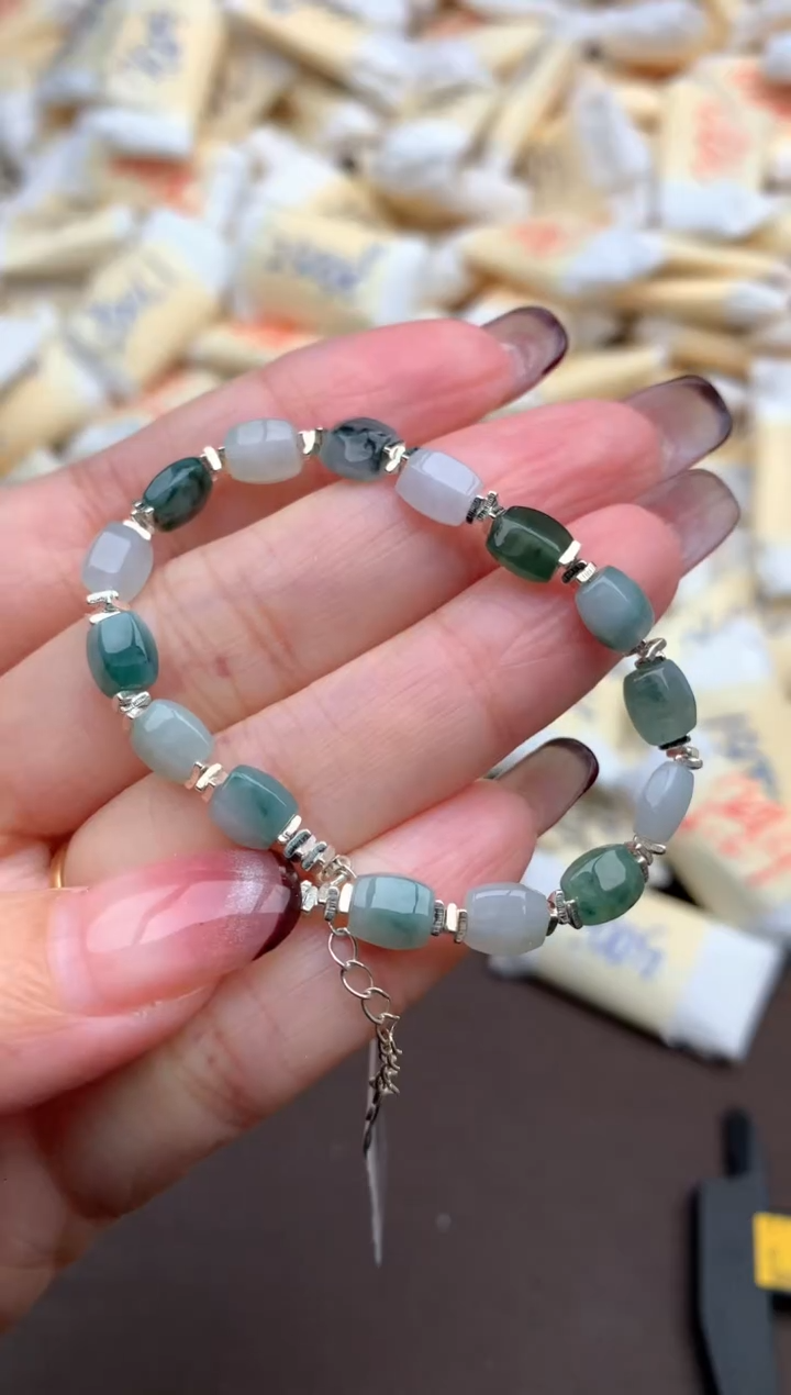 【闪购商品】翡翠挂件银S925镶嵌一