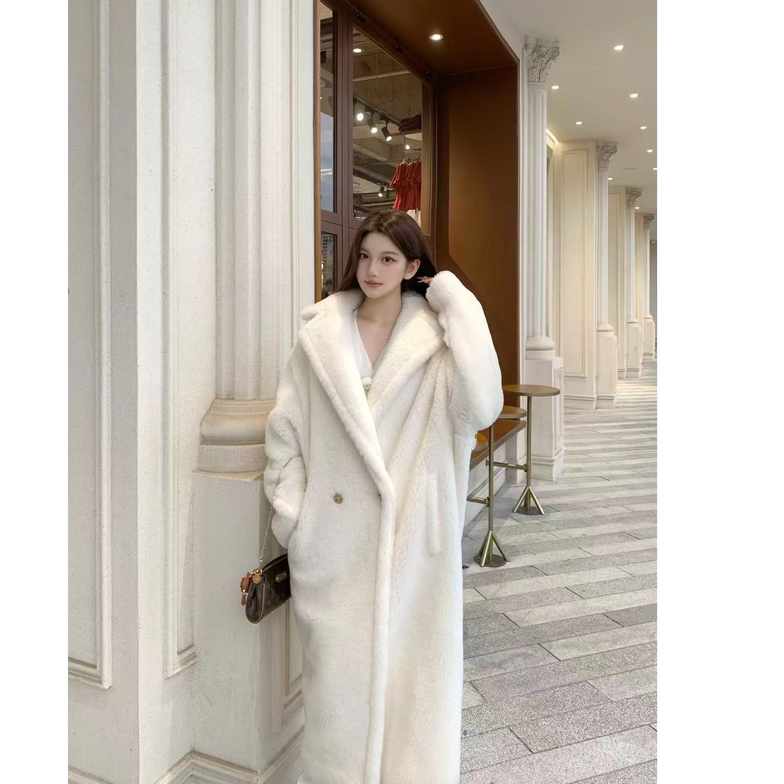 99新 MaxMara 双双臻选/vv03411/maxmara泰迪外套/s