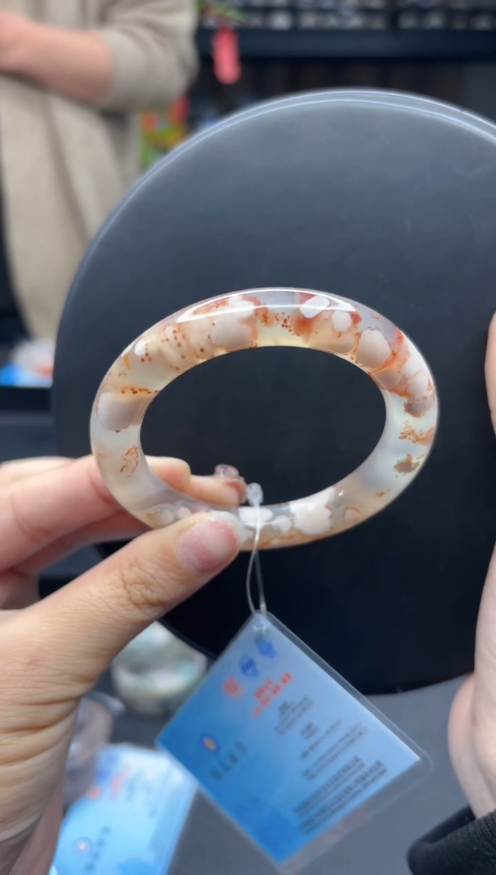 【闪购商品】石英质玉手镯未镶嵌608（54圈）