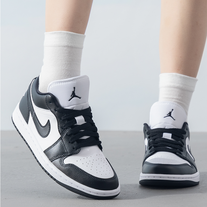 NIKE耐克板鞋女2025新款黑白熊猫低帮篮球鞋复古时尚运【流光风】
