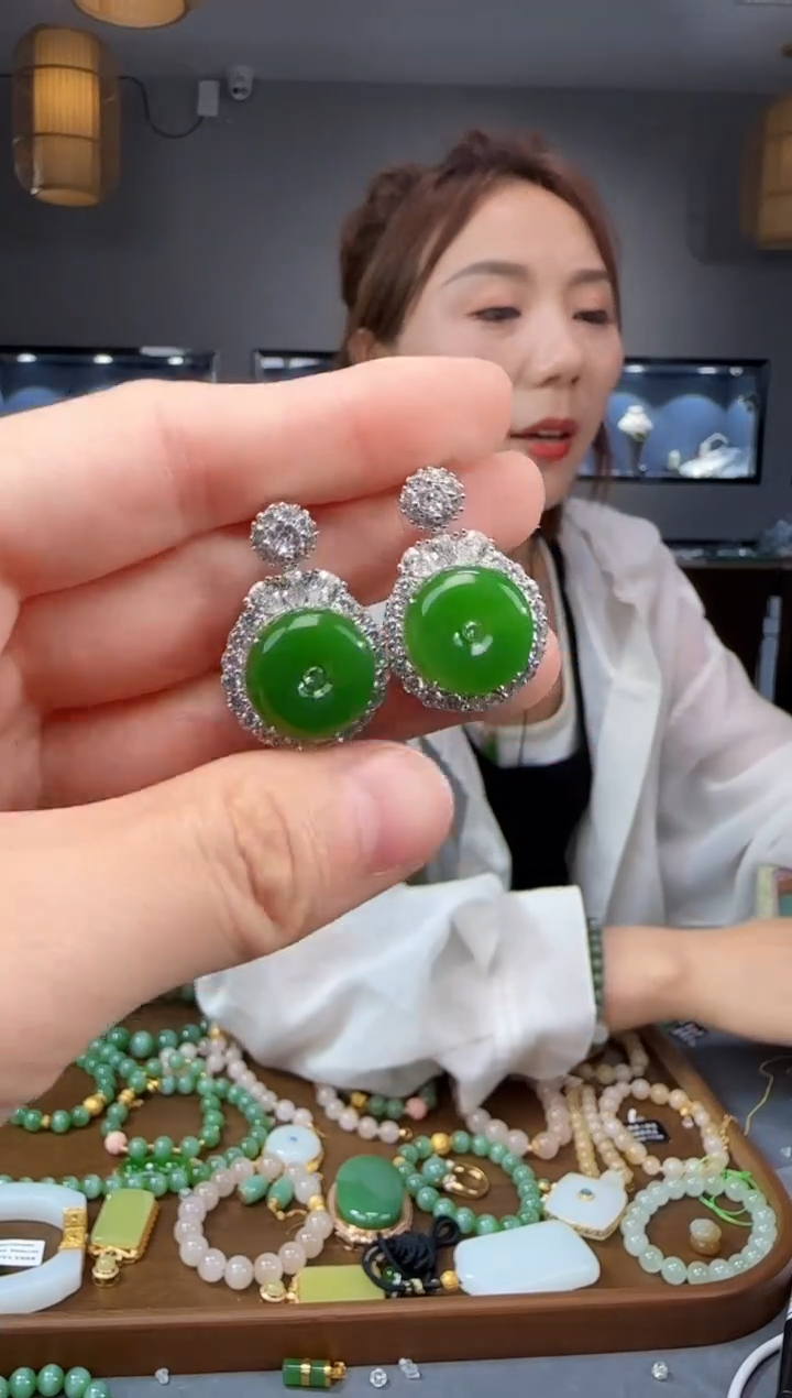 和田玉银S925镶嵌吊坠(不含链)多样性发货拍一发一