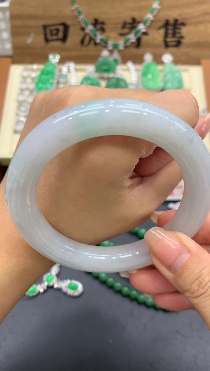 【闪购商品】翡翠手镯未镶嵌72-中国好珍宝