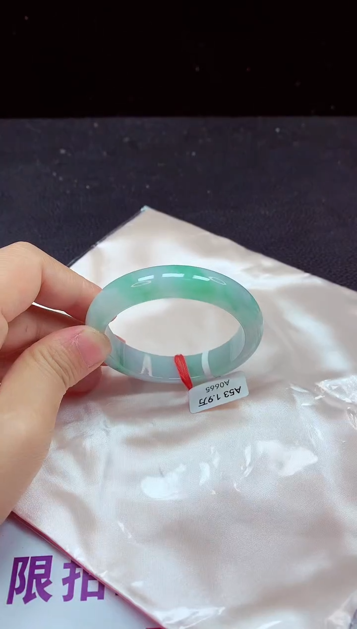 【闪购商品】翡翠手镯未镶嵌正圈53