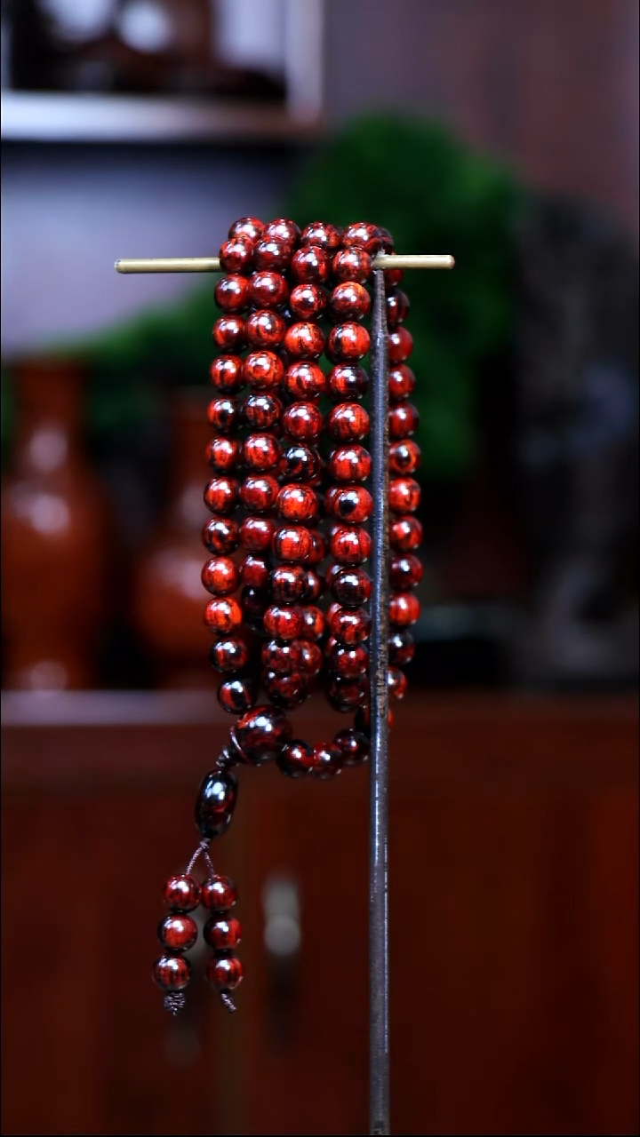 降真香手串/手链海南红降0.8*108手串