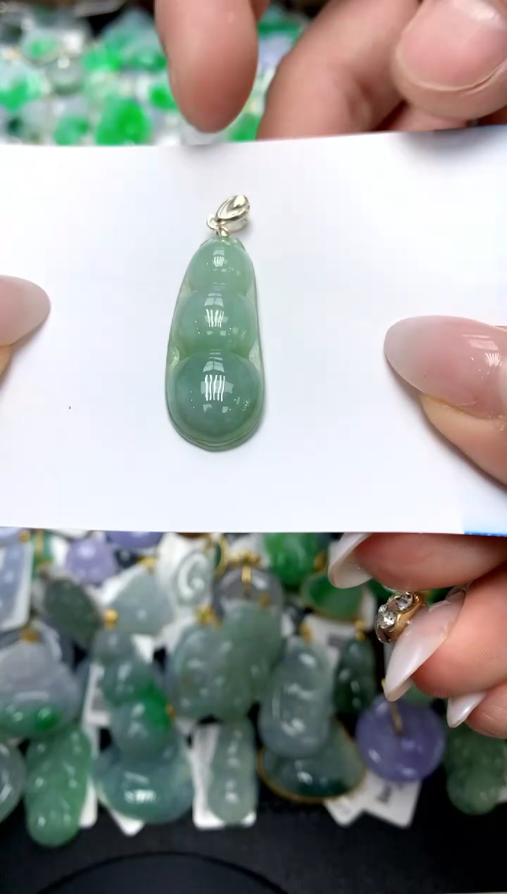 翡翠银S925镶嵌颈饰11111111111111