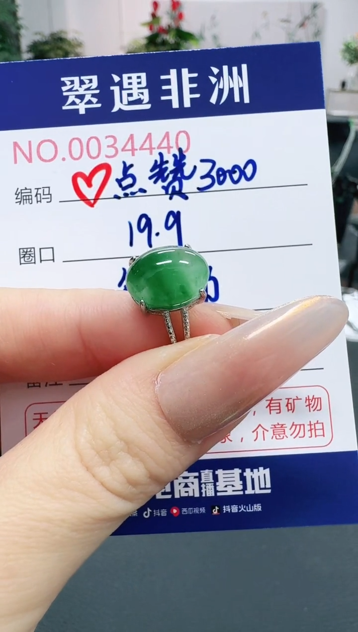 未镶嵌1石英质玉（非洲翠）梦/4441