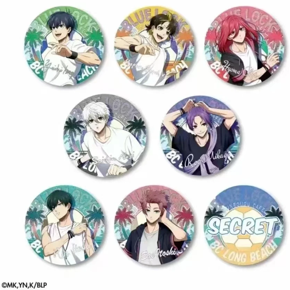 【蓝色监狱】日谷文具房 夏日海滩吧唧盲袋（代拆）