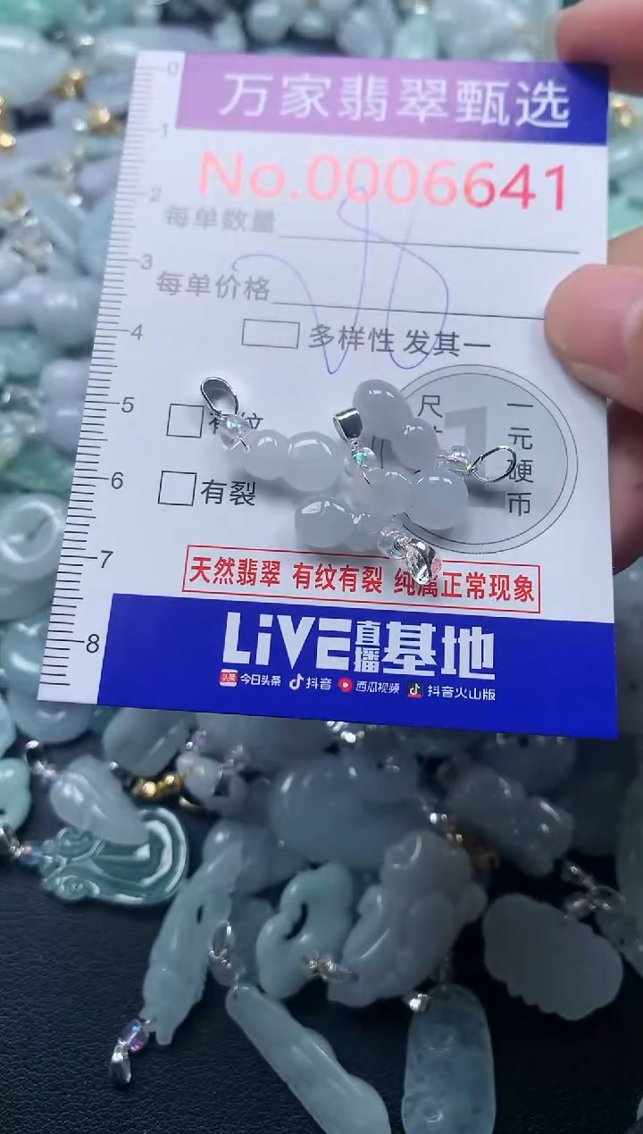 颈饰未镶嵌翡翠6641