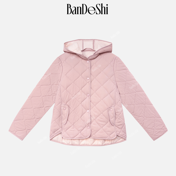 【C4269】#班德施-一衣三穿  100绵羊毛棉服秋冬宽松保暖百搭棉衣-S