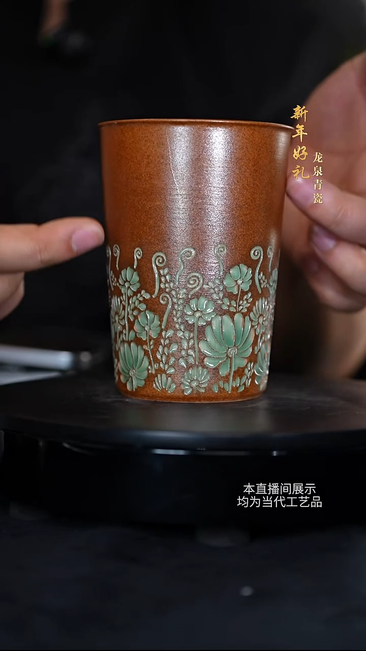 青瓷陶瓷茶具摆件99