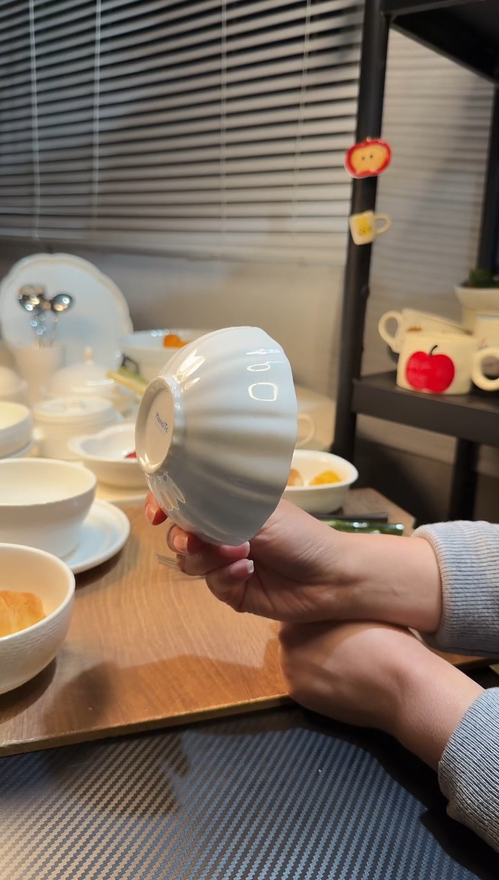 陶瓷4.5英寸南瓜碗2个装